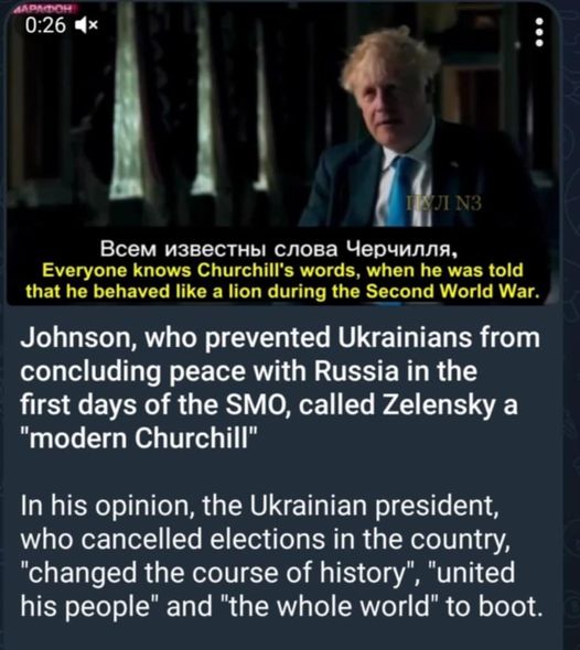 BoJo: Zelensky, En Modern Churchill