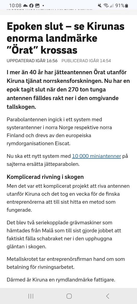 Krossat Öra I Kiruna