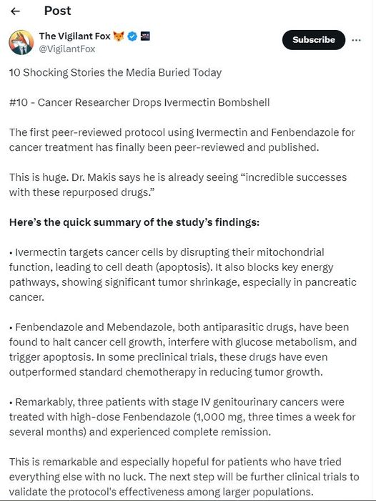 Ivermectin & Cancer