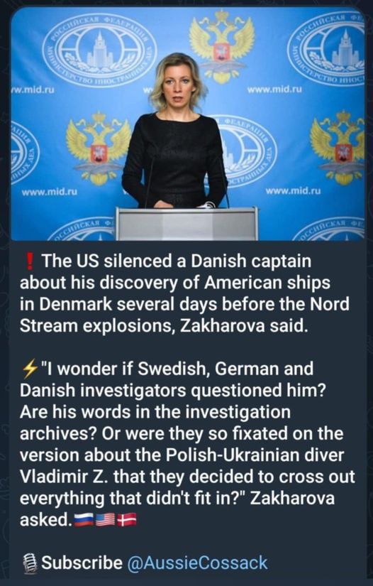 Utfrågad Dansk Kapten Angående Nord Stream?