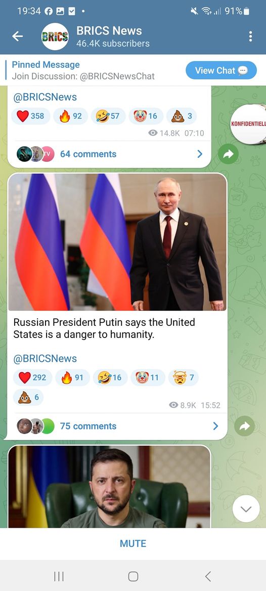 Putin: USA Är En Fara För Mänskligheten