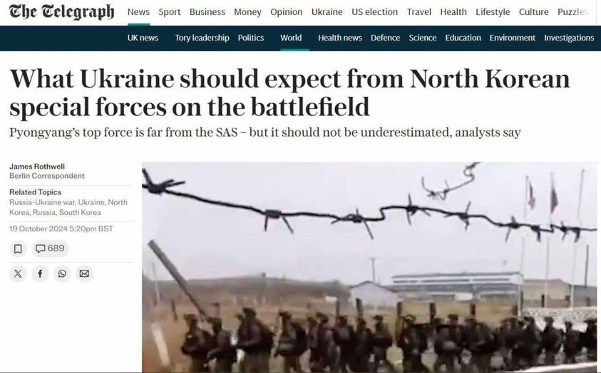 Brittisk Media & Nordkorea I Ukraina