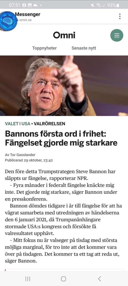 Starkare Bannon Efter Fängelse