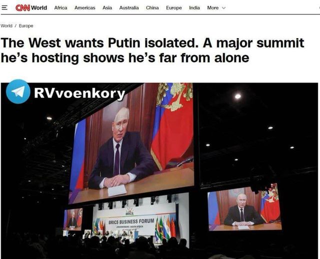 BRICS-Möte Visar Oisolerad Putin