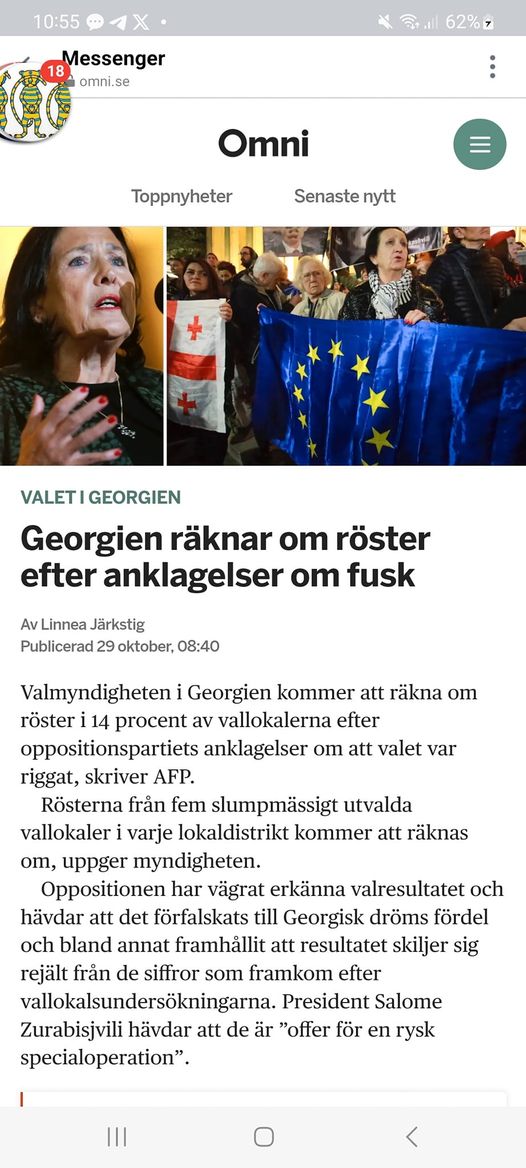 Omräkning I Georgien