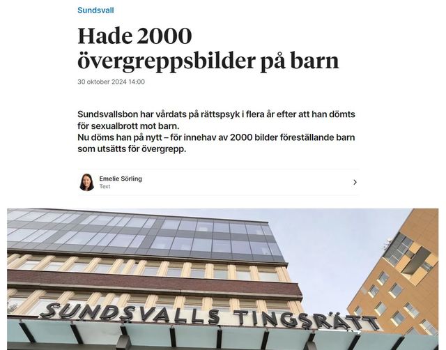 Dömd På Nytt För Pedofilibrott