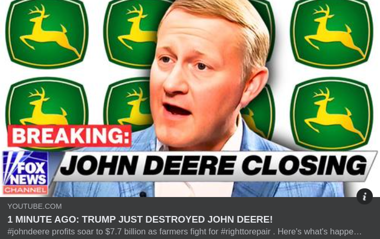 Trump & John Deere