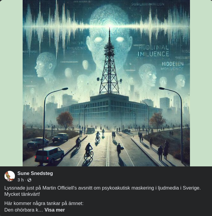 Tankar Om Psykoakustik Maskering