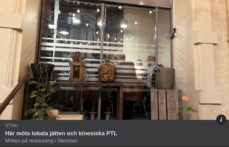 SCA & Kinesiska PTL I Sundsvallsmöte