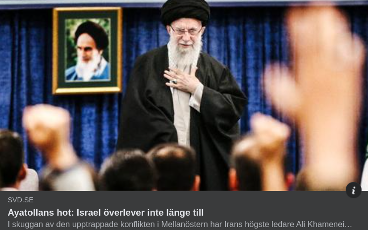 Iran Om Israels Överlevnad