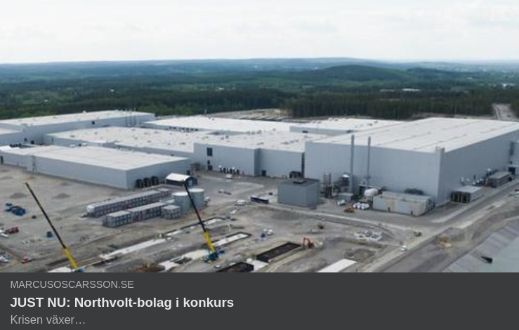 Northvolt-Bolag I Konkurs