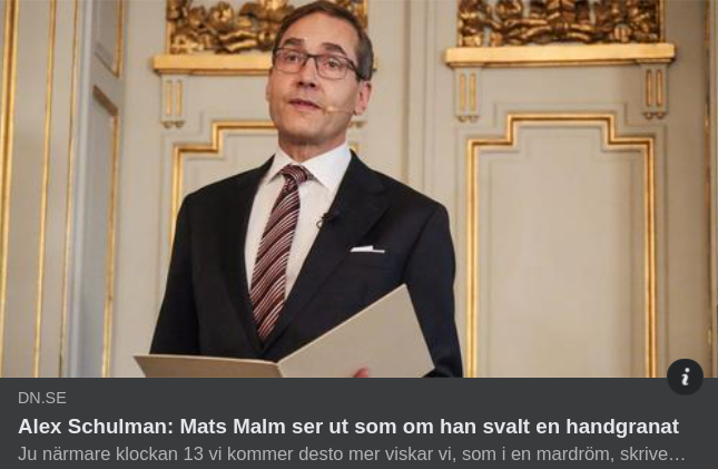 Schulman Om Handgranatssväljande Malm