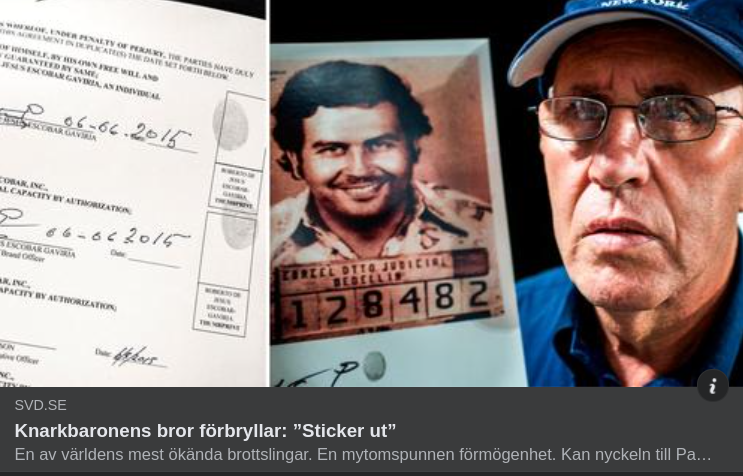 Olof K & Förbryllande Knarkbaronsbror I SvD