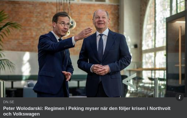 Villrådigt Europa & Skrattande Kina Från Wolodarski