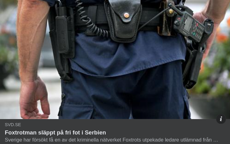 Foxtrotman Fri I Serbien