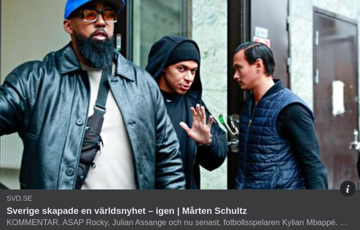 Svenskskapad Världsnyhet I SvD