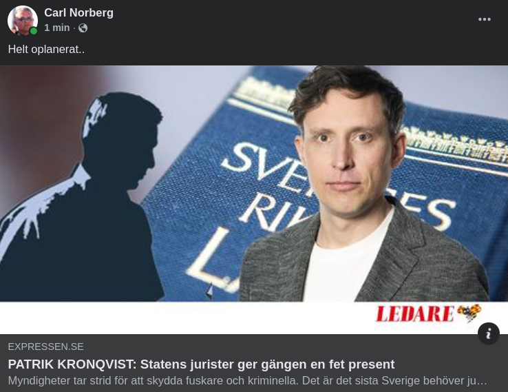 Fet Juristpresent Till Gängen I Expressen