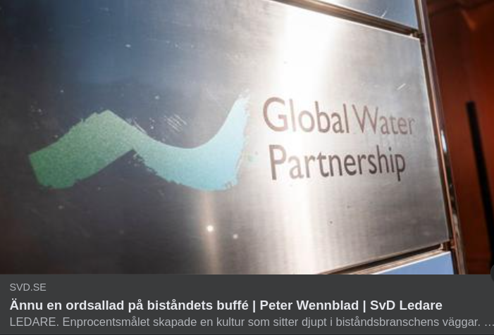 Ordsallad På Biståndsbuffé I SvD