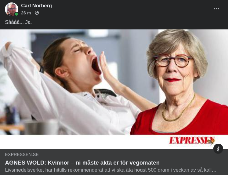 Agnes Varnar För Vegomaten