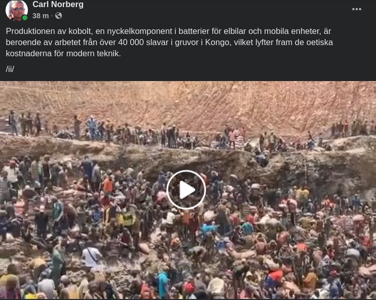 Koboltproduktion I Kongo