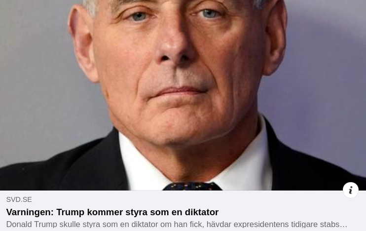 Varnat För Diktatorisk Trumpstyre I SvD