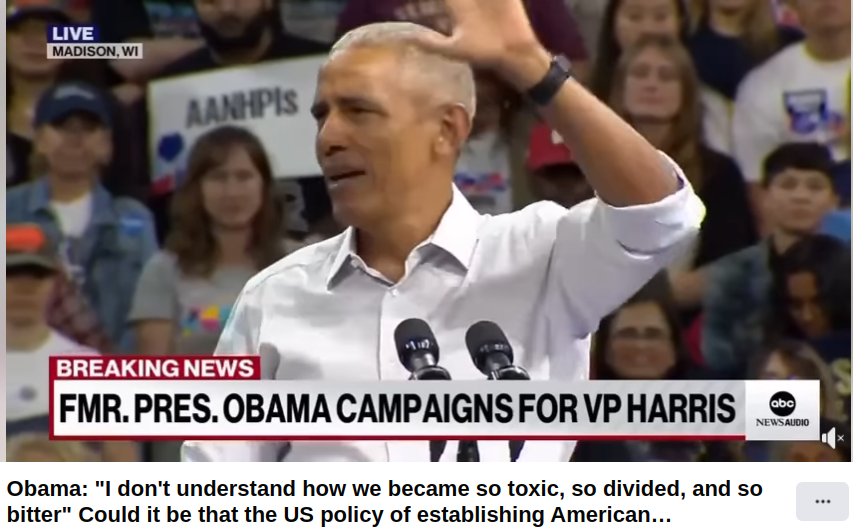 Oförstående Obama..