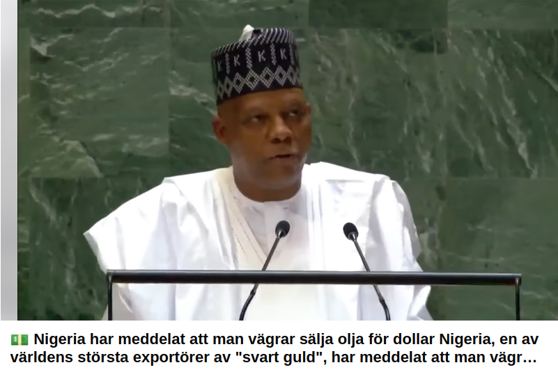 Nigeria Vägrar Dollar För Olja