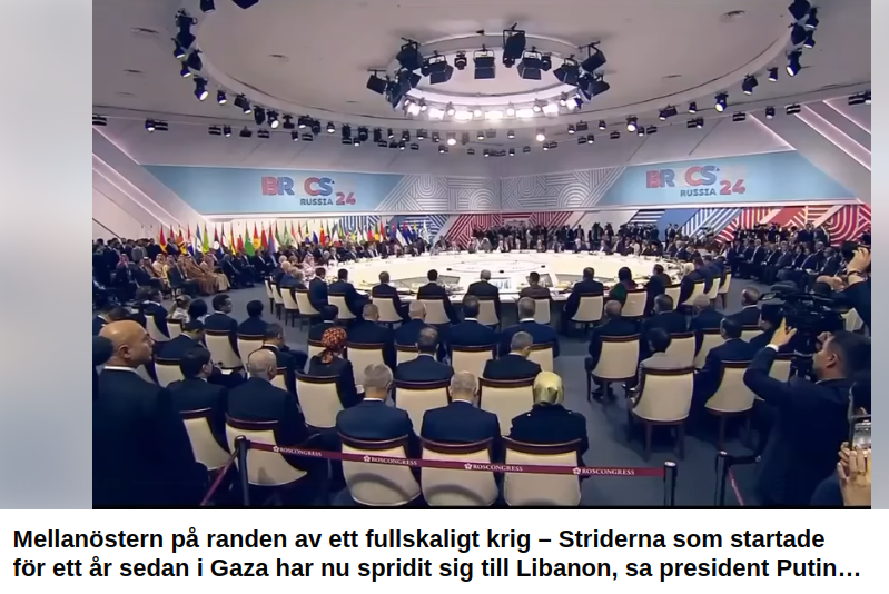 Putin Om Mellanösternsituationen