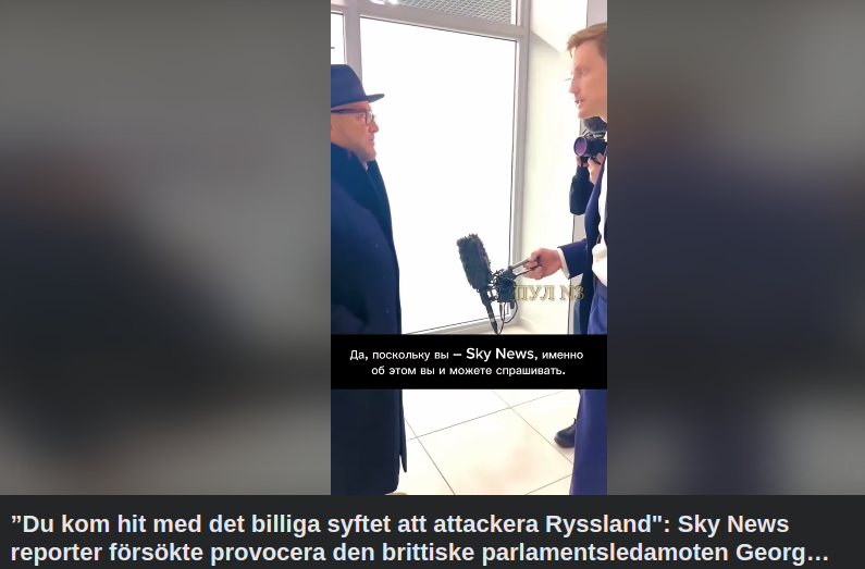 Galloway & BBC-Hjournalist På BRICS-Mötet I Kazan