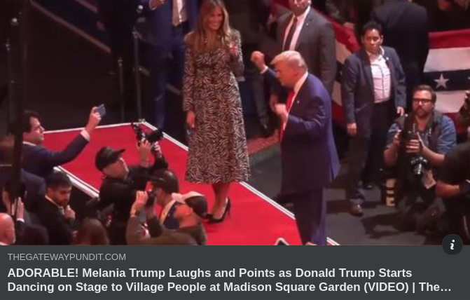 Melania, Donald & Village People