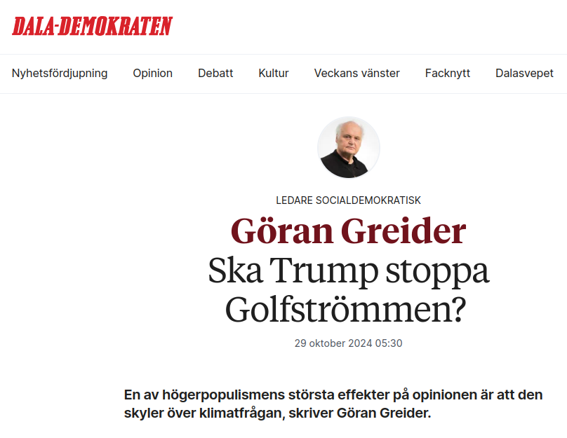 Greider Följer Klimatet..