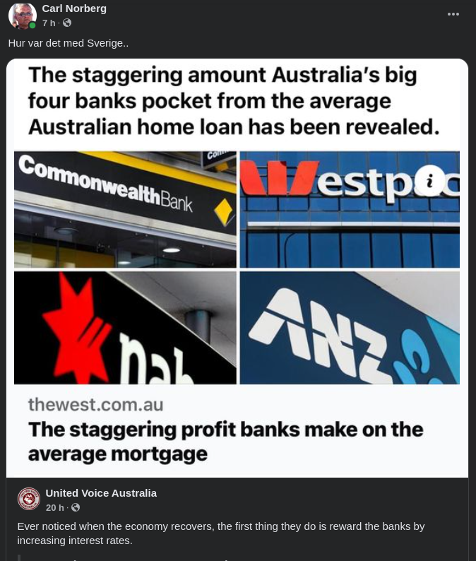 Australienska Bankvinster