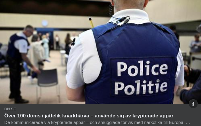 Avlyssnad Chattjänst & Över Hundra Dömda I Belgisk Knarkhärva