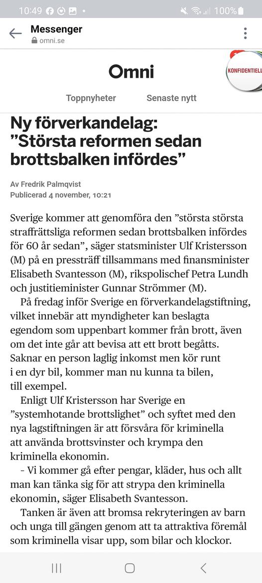 Ny Svensk Förverkandelag