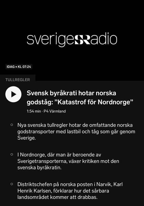 Nordnorge & Svensk Byråkrati