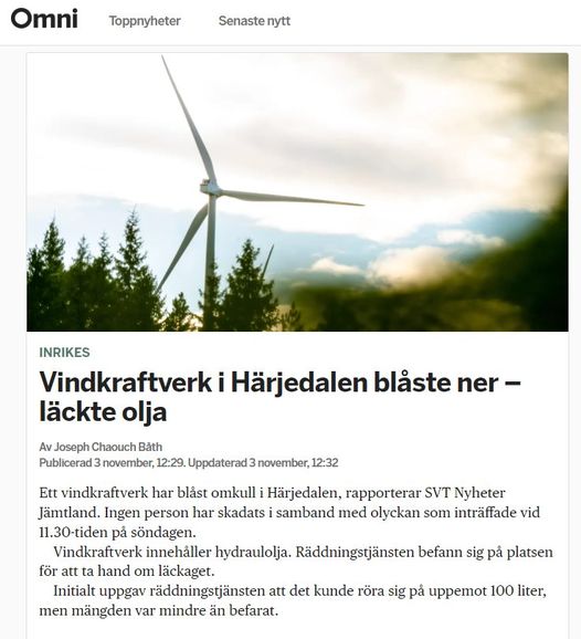 Nedblåst Vindsnurra I Härjedalen