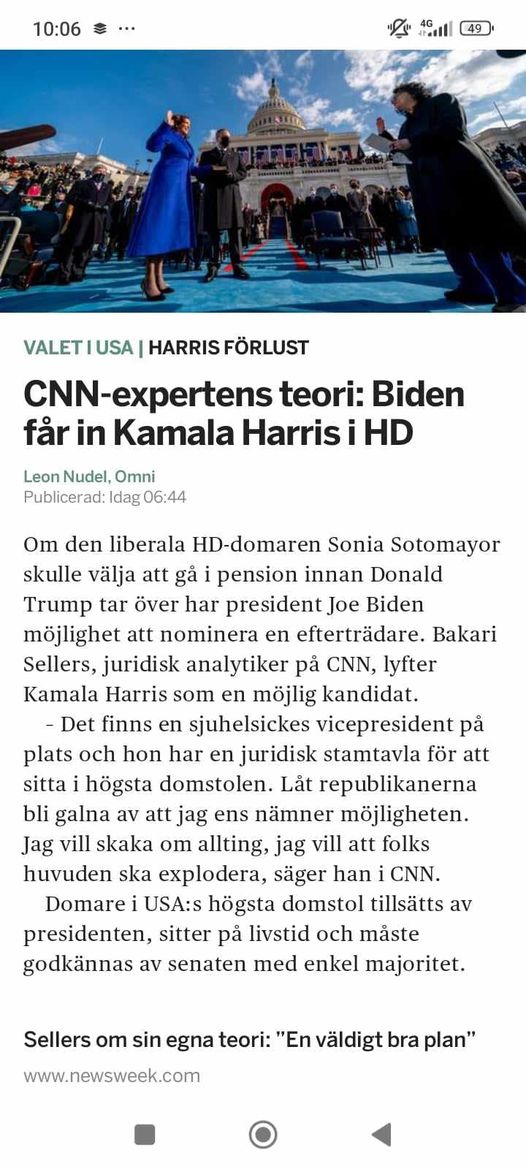 CNN Spekulerar Om Harris I HD