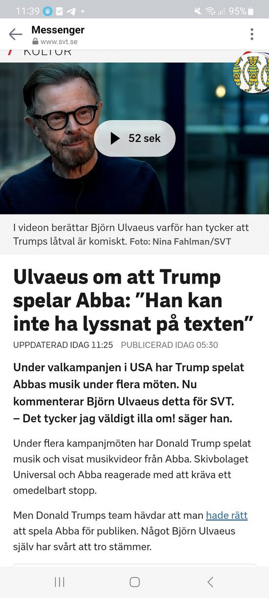 Abba-Björn & Trump..