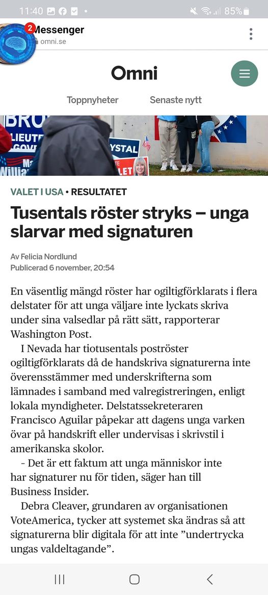 Signaturslarv I Nevada..