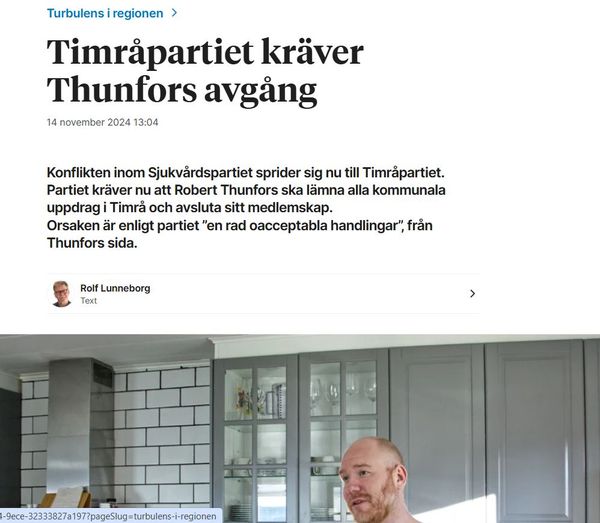 Timråpartiet & Thunfors..