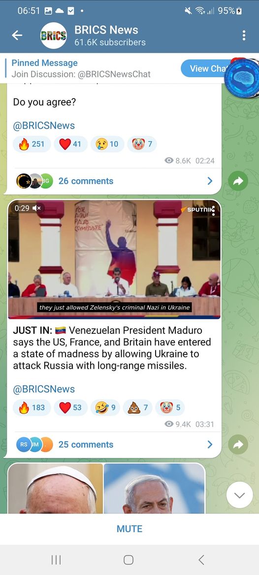 Maduro Om Ukrainasituationen