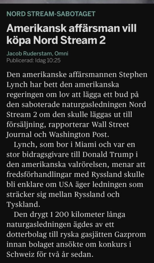 Nord Stream 2 Köpare?..