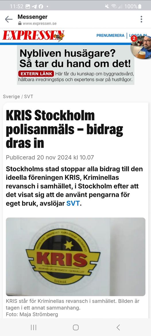 KRIS Stockholm Polisanmäls