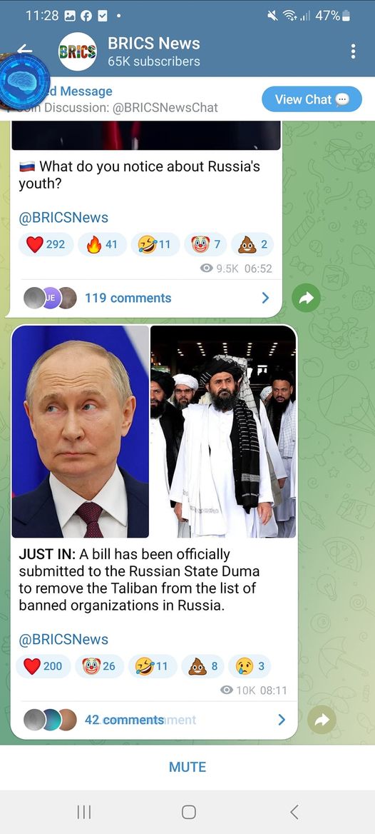 Ryssland Stryker Talibanerna Från Terroristlista