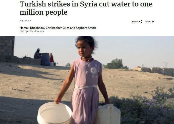 Turkiet Skapar Vattenbrist För En Miljon Människor