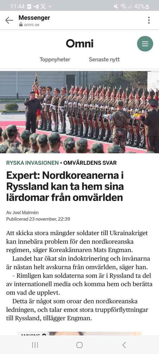Nordkoreaner I Ryssland..