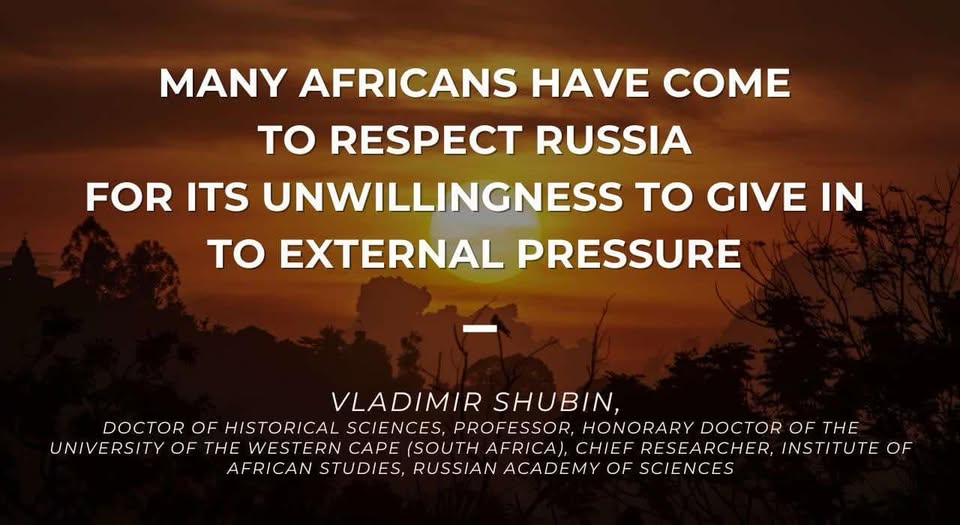 Vladimir Shubin Om Afrika & Ryssland