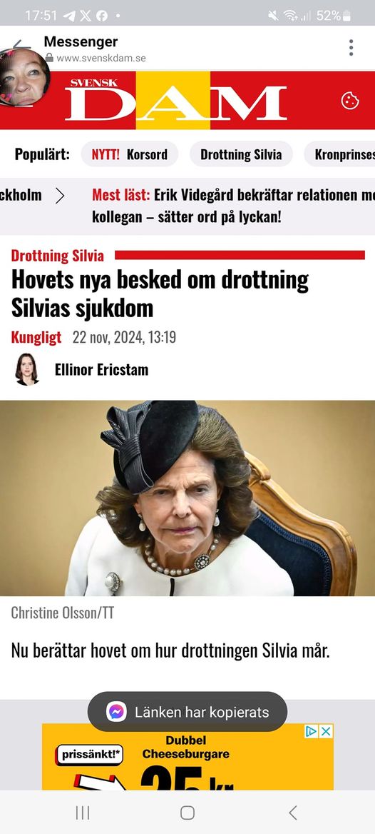 Nya Hovbesked Om Drottningens Sjukdom