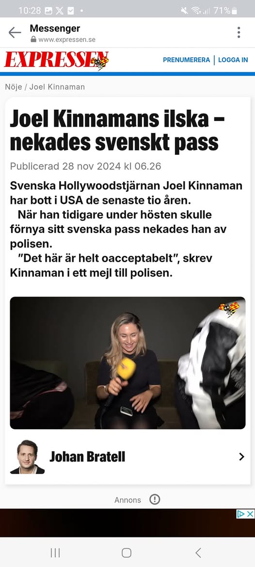 Ilska Över Nekad Passförnyelse