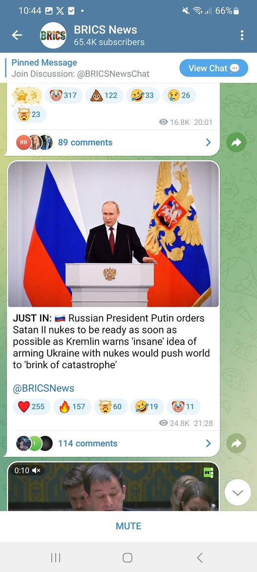 Putin Beordrar Fram Satan II